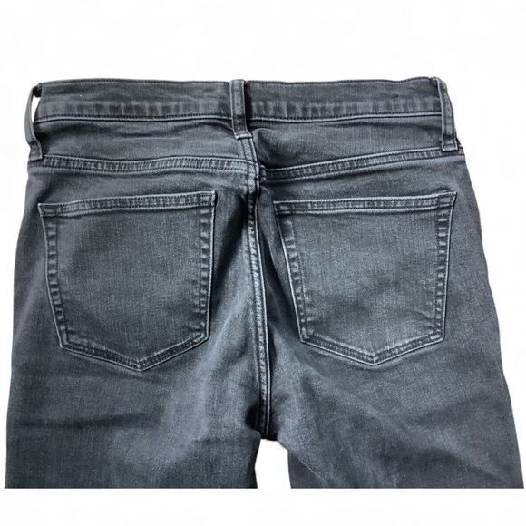 J.Crew High Rise Crop Flare Jeans Black Women Size 26 Preppy Normcore - Picture 3 of 9